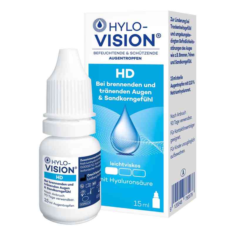 Hylo Vision Hd krople do oczu 15 ml od OmniVision GmbH PZN 03114069