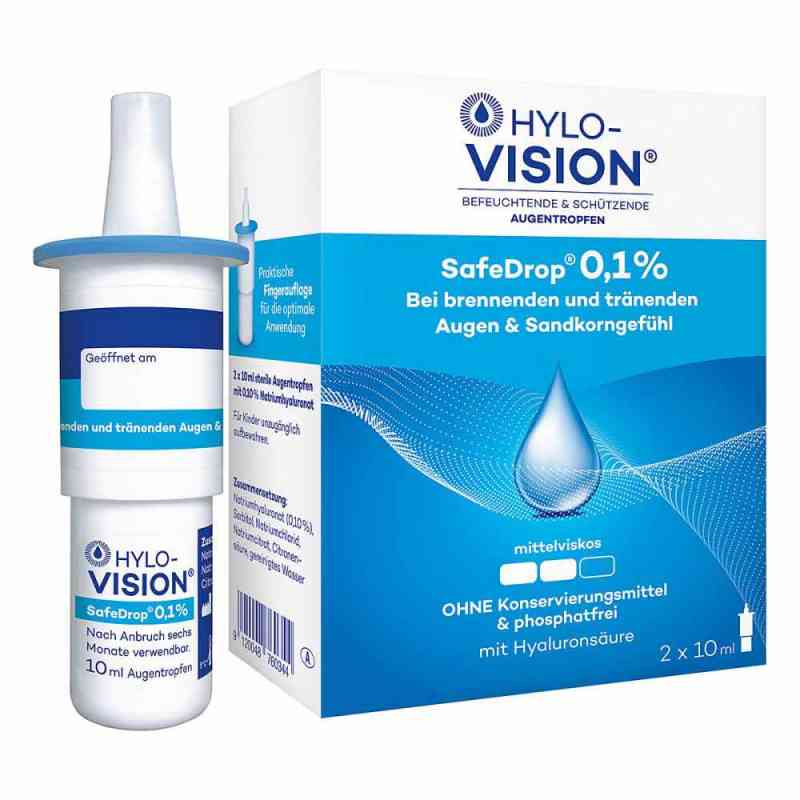 Hylo-vision Safedrop 0,1% krople do oczu 2X10 ml od OmniVision GmbH PZN 05730246