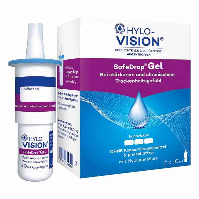 Hylo-vision Safedrop Gel Augentropfen 2X10 ml od OmniVision GmbH PZN 10644879