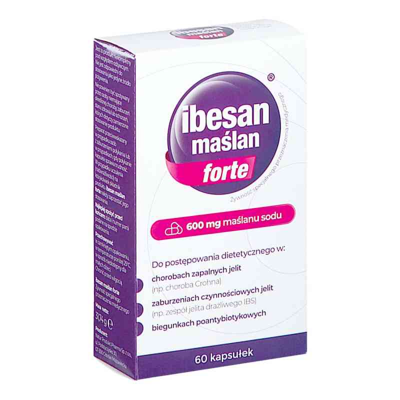 Ibesan maślan forte kapsułki 60 kaps. od NATUR PRODUKT PHARMA SP. Z O.O. PZN 08303936