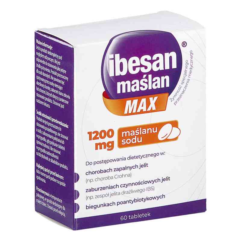 Ibesan Maślan Max 1200 mg tabletki 60  od N.P.ZDROVIT SP. Z O.O. PZN 08306317