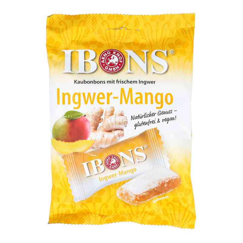 Ibons Ingwer Mango Tüte cukierki 92 g od Arno Knof GmbH PZN 16884596