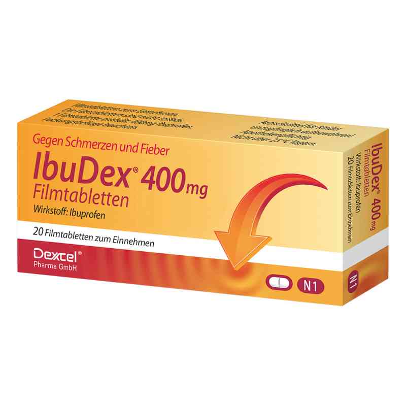 Ibudex 400 mg tabletki powlekane 20 szt. od Dexcel Pharma GmbH PZN 09294670