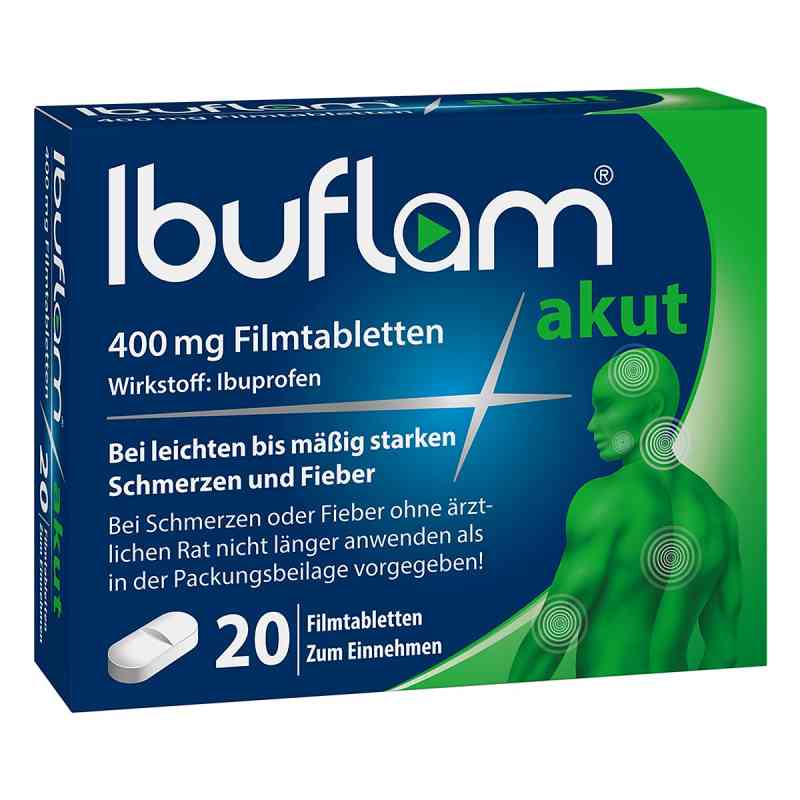 Ibuflam akut 400 mg tabletki powlekane 20 szt. od A. Nattermann & Cie GmbH PZN 04100218