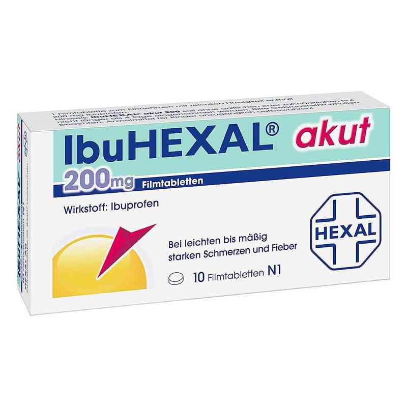 Ibuhexal akut 200 Filmtabl. 10 szt. od Hexal AG PZN 02222420