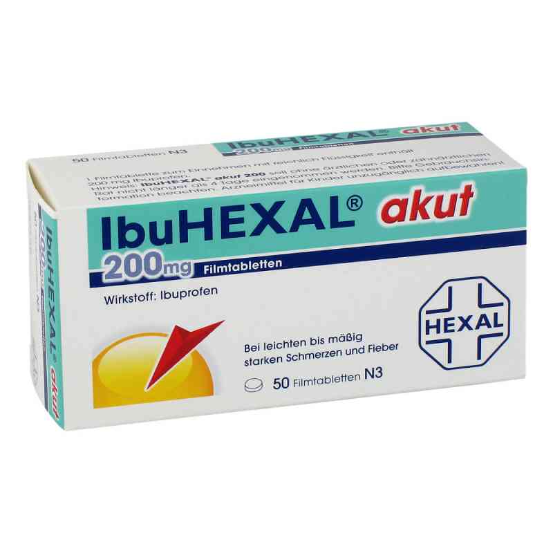 Ibuhexal akut 200 Filmtabl. 50 szt. od Hexal AG PZN 02222489