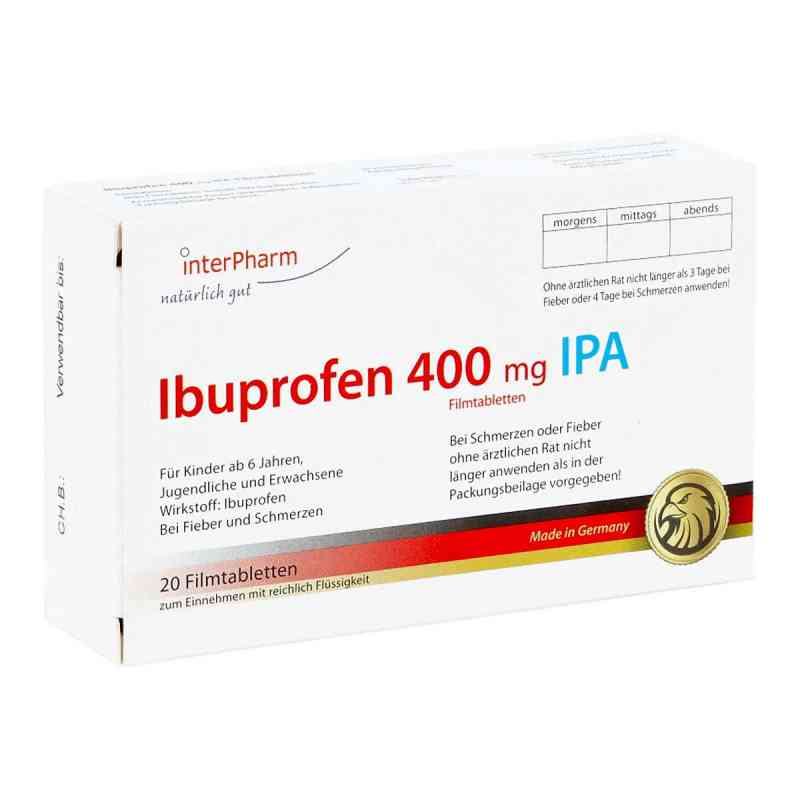 Ibuprofen 400 mg IPA tabletki powlekane 20 szt. od Interpharm GmbH PZN 11380098