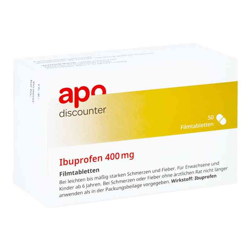 Ibuprofen 400 mg tabletki powlekane 50 szt. od Fairmed Healthcare GmbH PZN 16124081