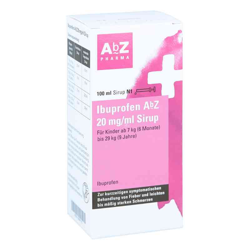 Ibuprofen AbZ 20 mg/ml, syrop 100 ml od AbZ Pharma GmbH PZN 12547175