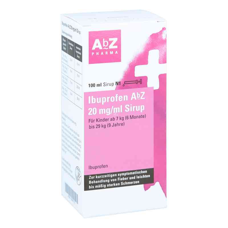 Ibuprofen Abz 20 mg/ml Sirup 100 ml od AbZ Pharma GmbH PZN 12547175