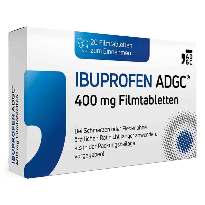 Ibuprofen Adgc 400 Mg Filmtabletten 20 szt. od Zentiva Pharma GmbH PZN 17445315