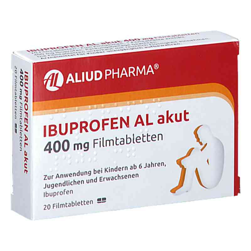 Ibuprofen AL akut 400 mg tabletki powlekane 20 szt. od ALIUD Pharma GmbH PZN 05020875