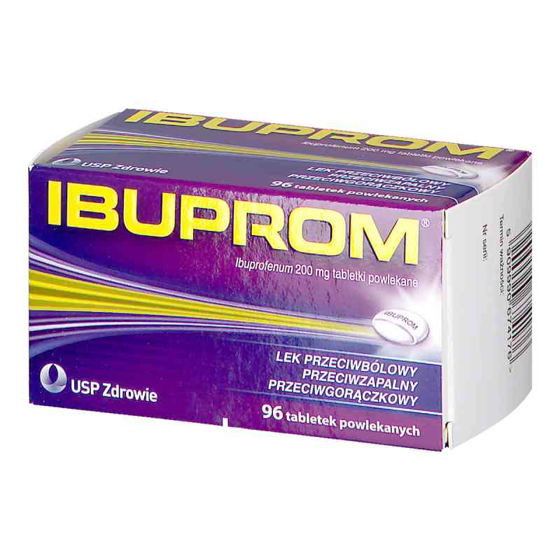 Ibuprom 200 mg tabletki powlekane 96  od US PHARMACIA SP. Z O.O. PZN 08300143