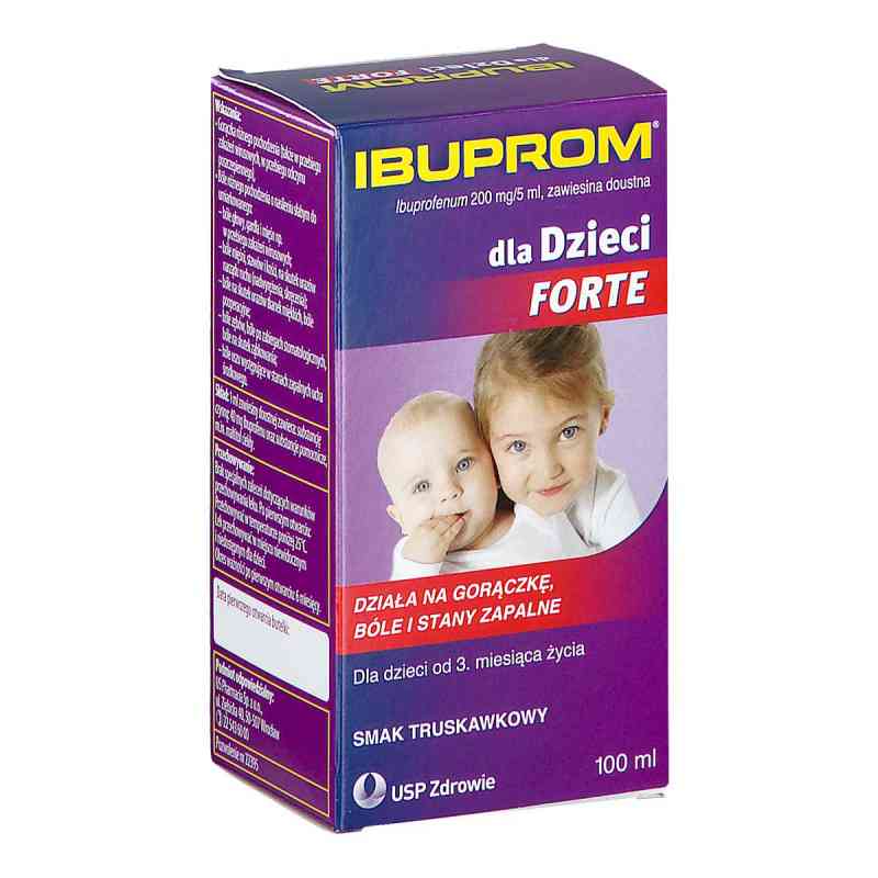Ibuprom dla Dzieci Forte 100 ml od FARMASIERRA S.A. PZN 08301509