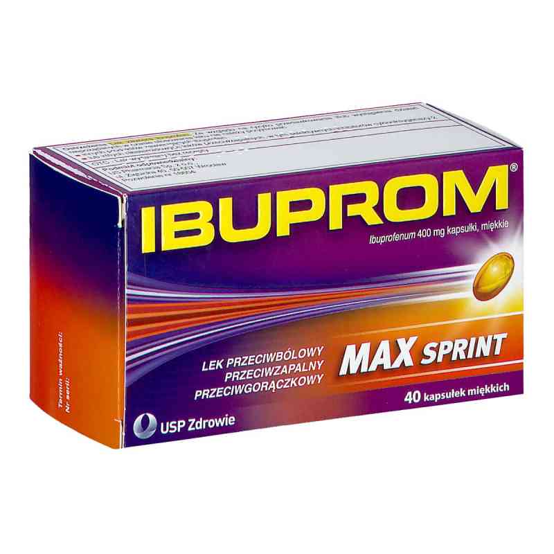 Ibuprom MAX Sprint kapsułki 40  od US PHARMACIA SP. Z O.O. PZN 08301655