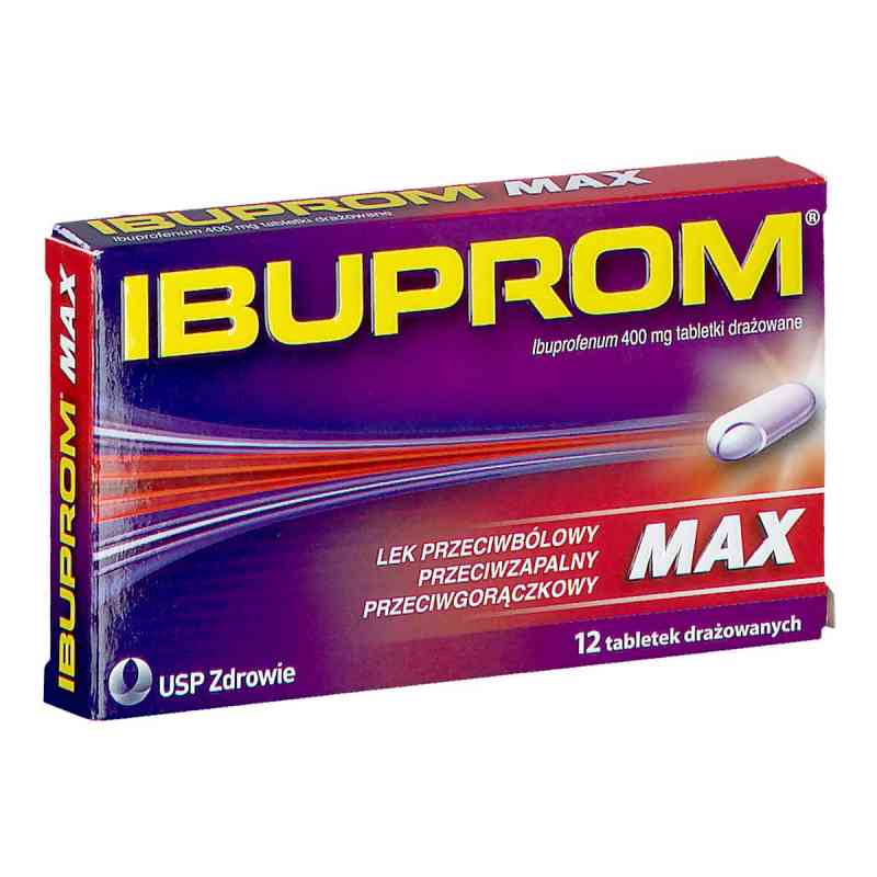 Ibuprom Max tabletki 12  od US PHARMACIA SP. Z O.O. PZN 08301377
