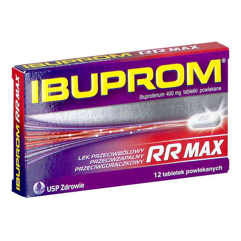 Ibuprom RR Max 400 mg tabletki powlekane 12 tabl. od US PHARMACIA SP. Z O.O. PZN 08301651