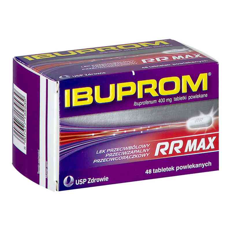 Ibuprom RR MAX tabletki powlekane 48  od US PHARMACIA SP. Z O.O. PZN 08301653