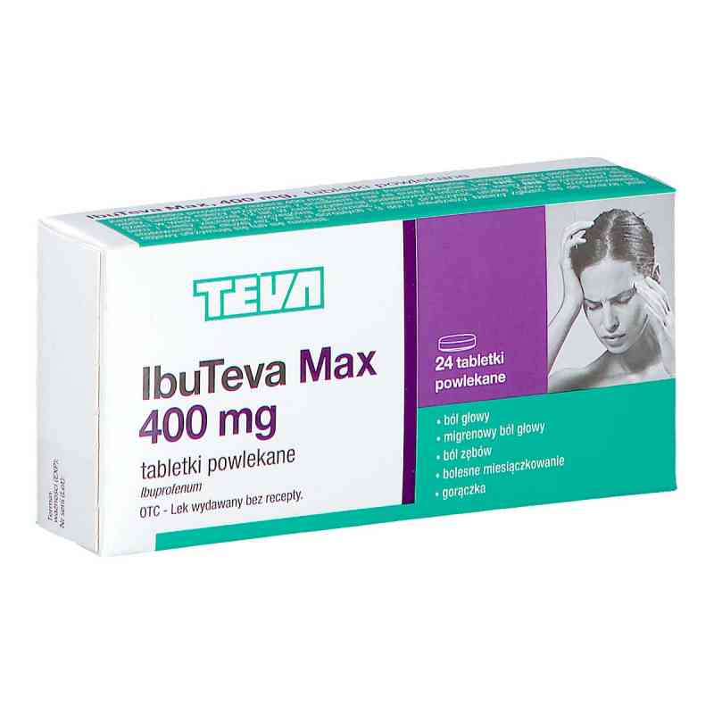 IbuTeva Max tabletki powlekane 24  od ACTAVIS UK LIMITED PZN 08302778