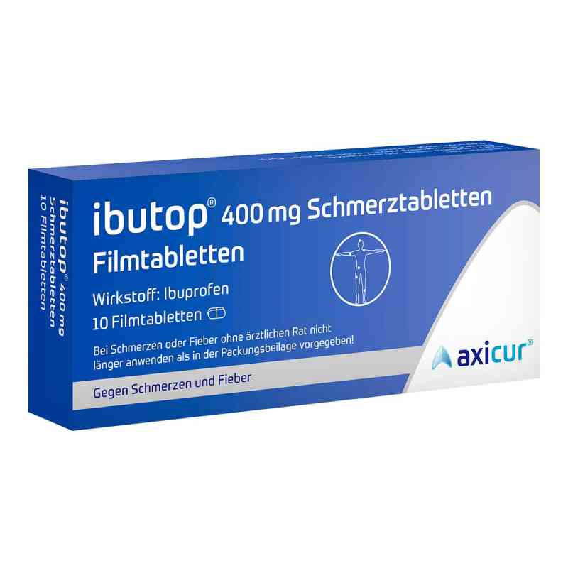Ibutop 400 mg Schmerztabletten Filmtabletten 10 szt. od  PZN 11886113