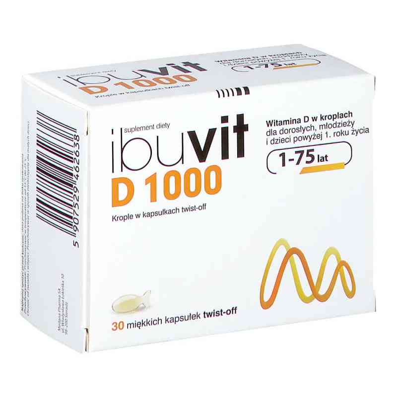 Ibuvit D 1000 tabletki 30  od MEDANA PHARMA SPÓŁKA AKCYJNA PZN 08301504