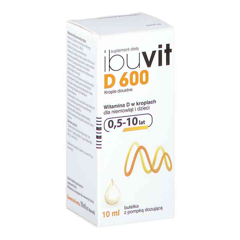 Ibuvit D 600 krople doustne 10 ml od MEDANA PHARMA SPÓŁKA AKCYJNA PZN 08301505