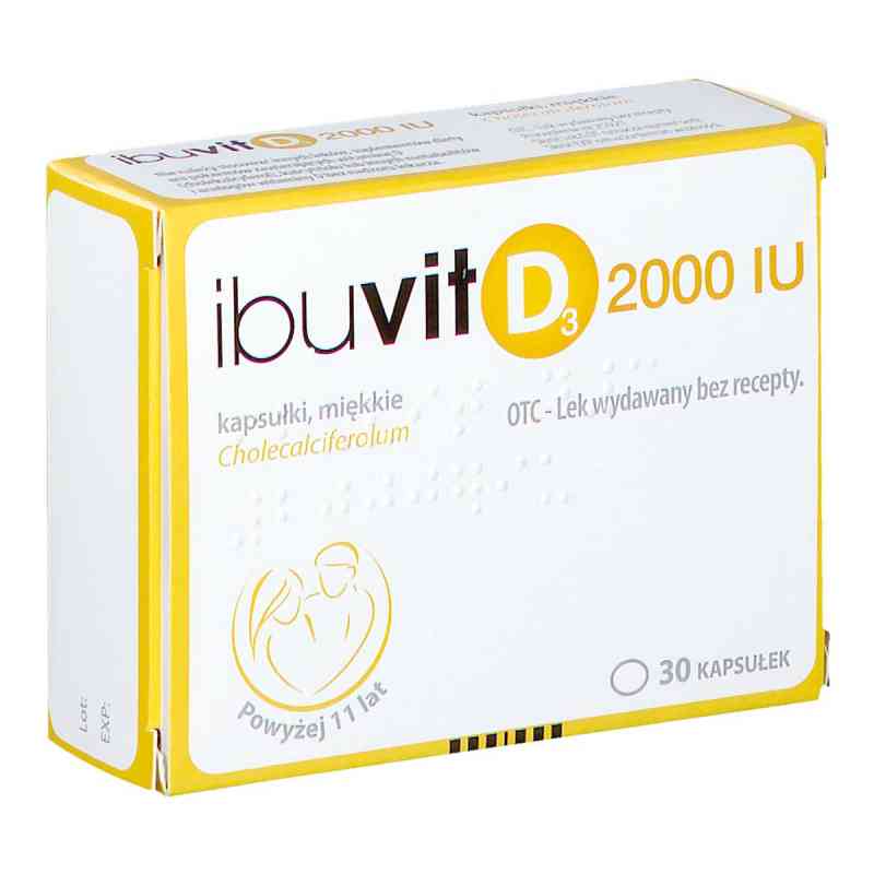 Ibuvit D3 2000 IU kapsułki 30  od MEDANA PHARMA SPÓŁKA AKCYJNA PZN 08302336