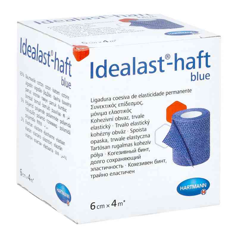 Idealast-haft color Binde 6 cmx4 m blau 1 szt. od PAUL HARTMANN AG PZN 10109382