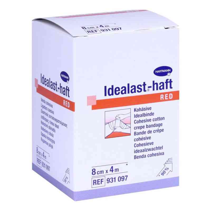 Idealast-haft color Binde 8 cmx4 m rot 1 szt. od PAUL HARTMANN AG PZN 10109442