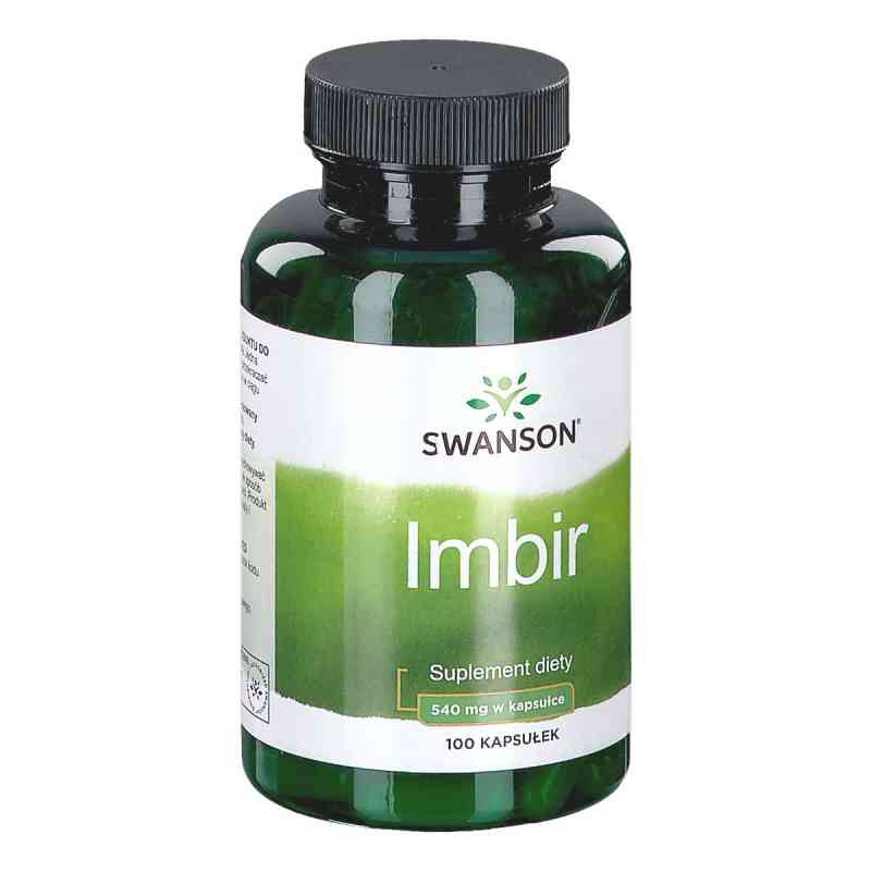 Imbir Swanson 540 mg kapsułki 100  od SWANSON HEALTH PRODUCTS PZN 08306124