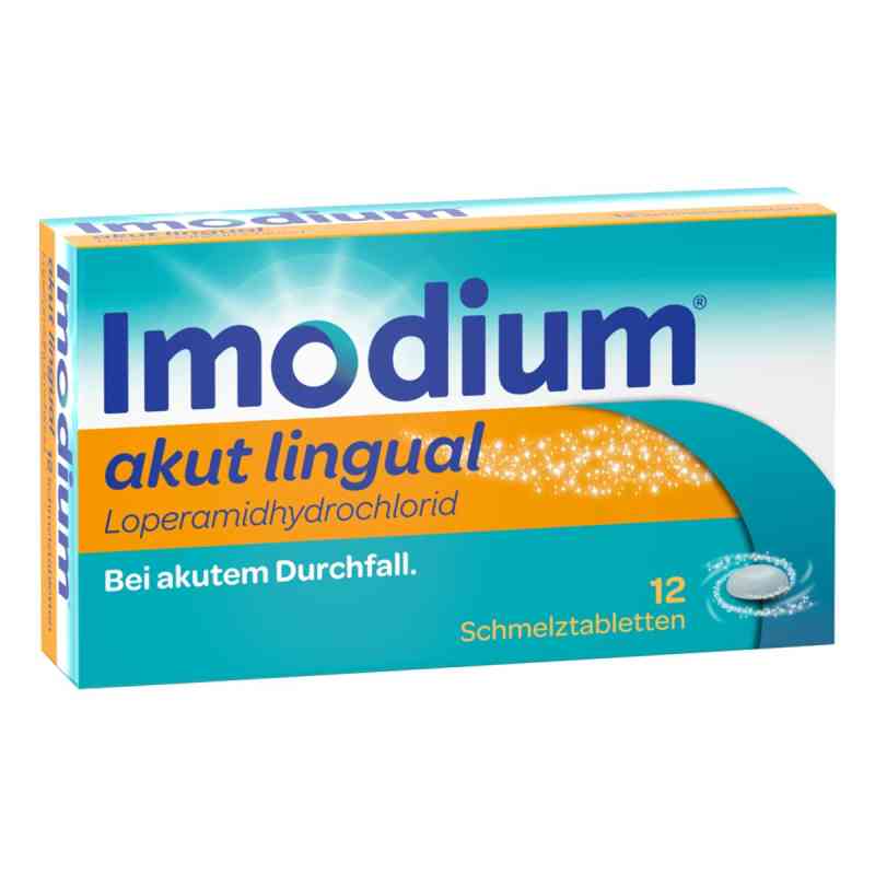 Imodium akut lingual Tabletki przeciw biegunce 12 szt. od Johnson & Johnson GmbH (OTC) PZN 01689854