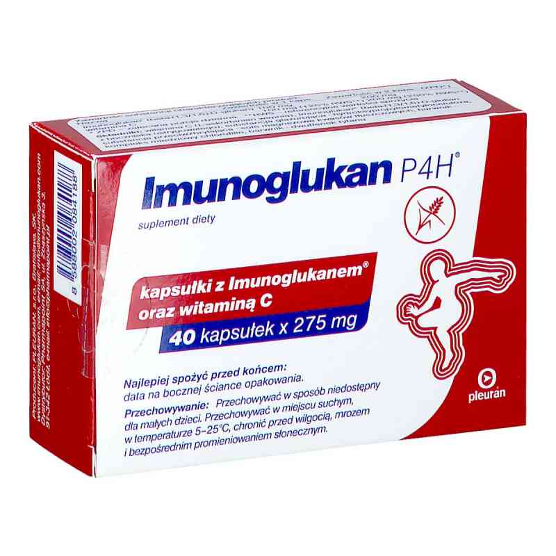 Imunoglukan P4H kapsułki 40  od PLEURAN SPOL.S R.O. PZN 08302733