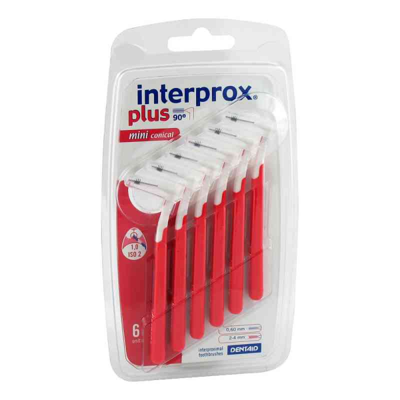 Interprox plus mini conical rot Interdentalbuerste 6 szt. od DENTAID GmbH PZN 09096585