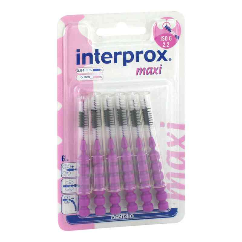 Interprox reg maxi lila Interdentalbürste Blister 6 szt. od DENTAID GmbH PZN 09043347