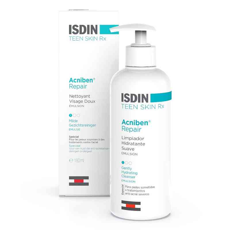 Isdin Acniben Repair Reinigungsemulsion 180 ml od ISDIN GmbH PZN 15617083