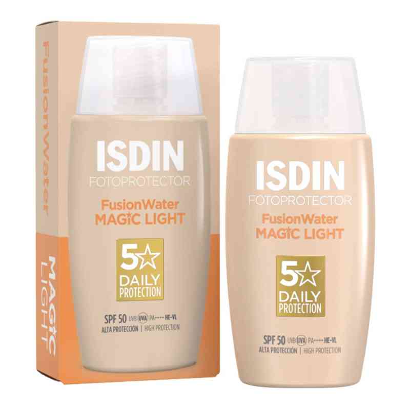 ISDIN Fotoprotektor Fusion Water Kolor Jasny SPF 50 50 ml od ISDIN GmbH PZN 17618388