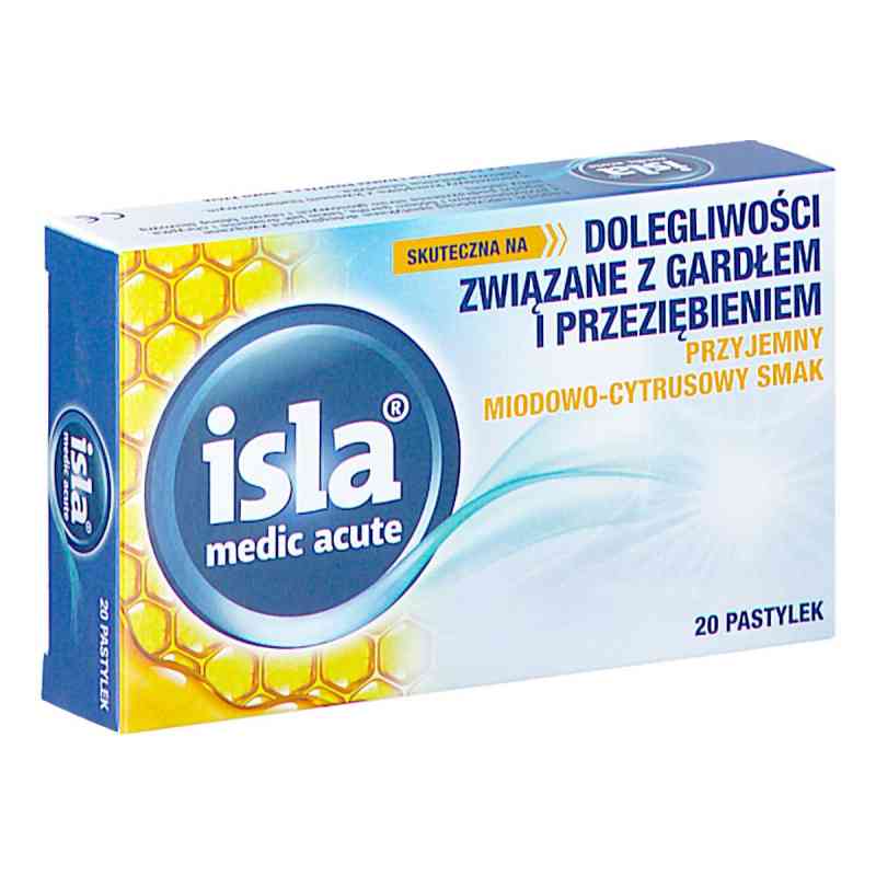 Isla-Medic acute miodowo-cytrusowa pastylki 20  od  PZN 08304108