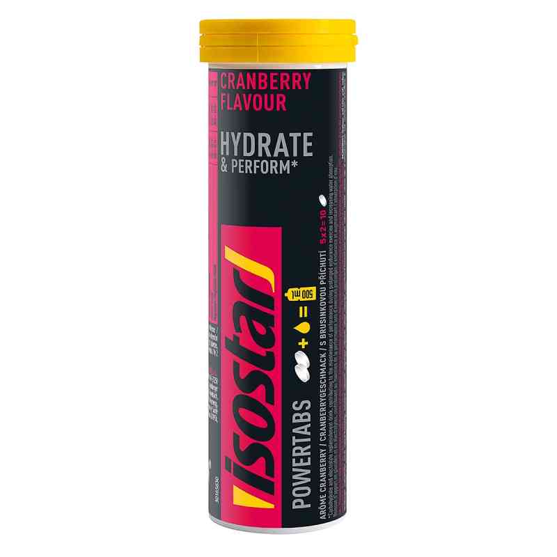 Isostar Powertabs Fast Hydration Cranberry tabletki musujące  120 g od Layenberger Nutrition Group GmbH PZN 19639762