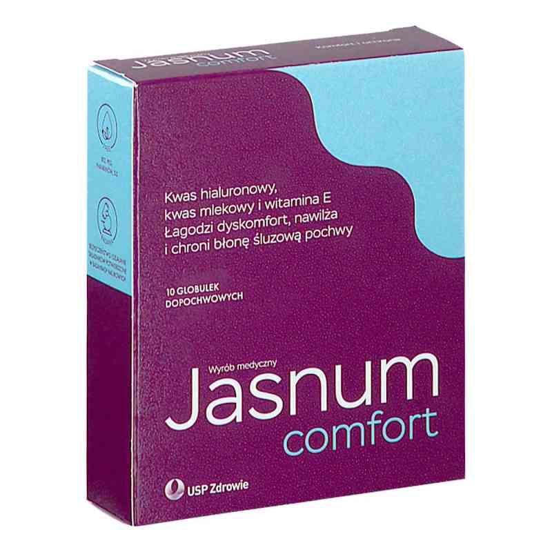 Jasnum Comfort globulki dopochwowe 10  od LABORATOIRE L'IDEAL PARISIEN SP. Z O.O. PZN 08304011