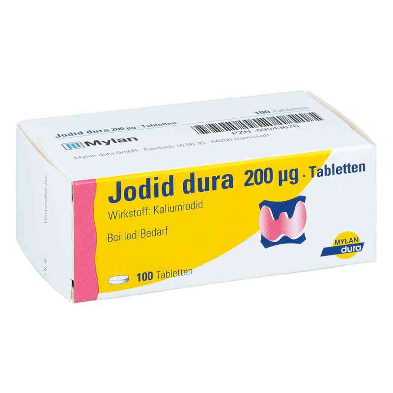 Jodid dura 200 [my]g tabletki 100 szt. od Viatris Healthcare GmbH PZN 03943676