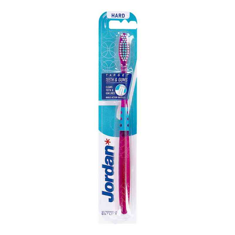 Jordan Target Teeth & Gums Szczoteczka do mycia zębów hard 1  od LILLEBORG AS PZN 08305529