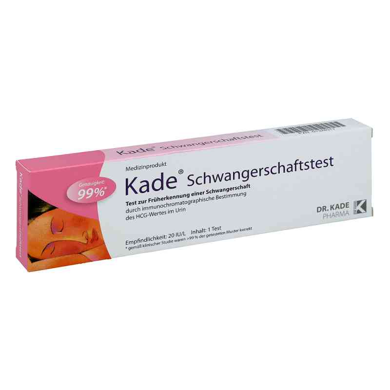 Kade test ciążowy 1 szt. od DR. KADE Pharmazeutische Fabrik  PZN 01328317