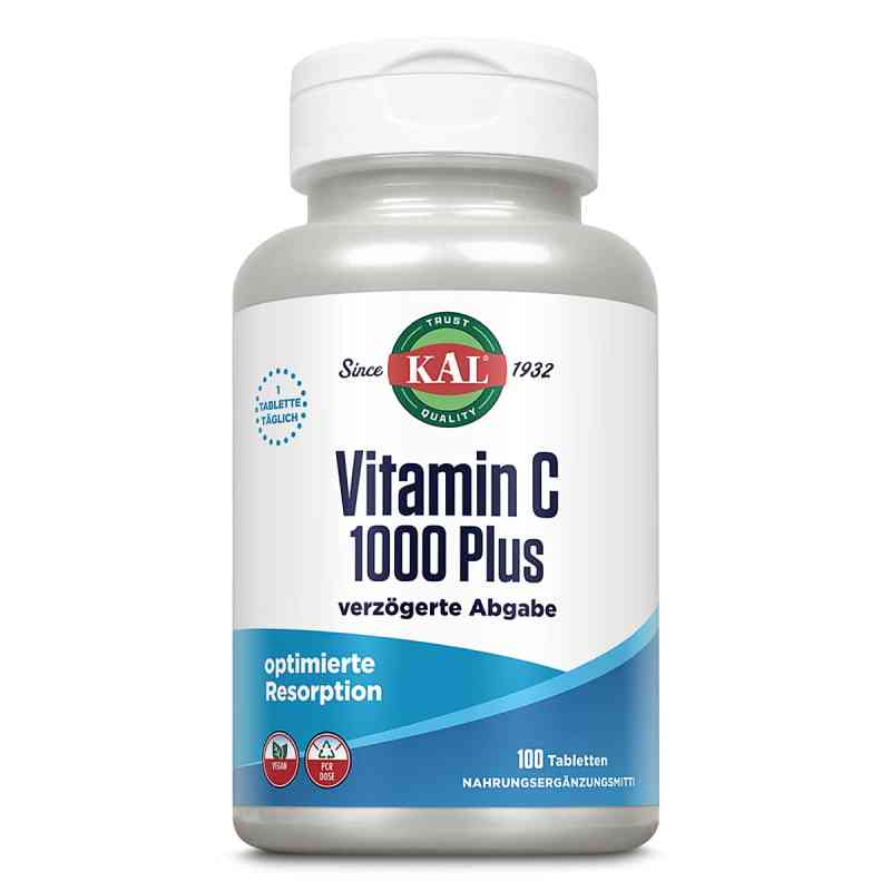 KAL Vitamin C 1000 Plus Retardtabletten 100 szt. od Supplementa GmbH PZN 15880337