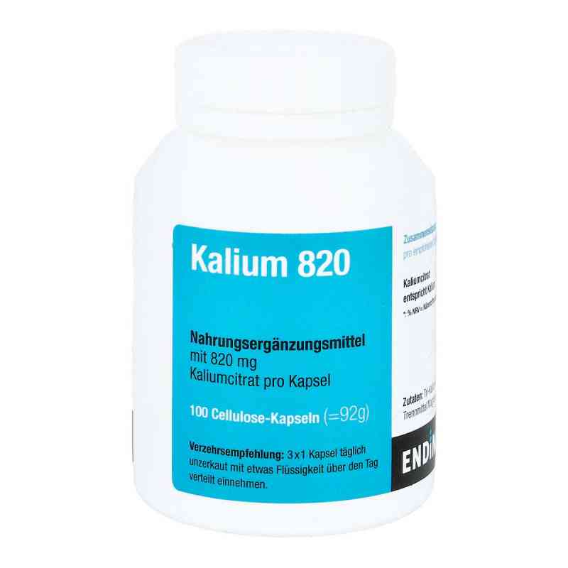 Kalium 820 kapsułki 100 szt. od ENDIMA Vertriebsgesellschaft mbH PZN 01500101