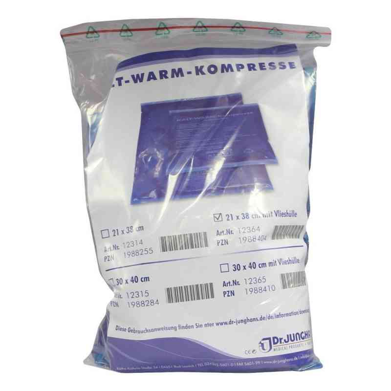 Kalt-warm Kompresse 21x38cm m.Vlieshuelle 1 szt. od Dr. Junghans Medical GmbH PZN 01988404