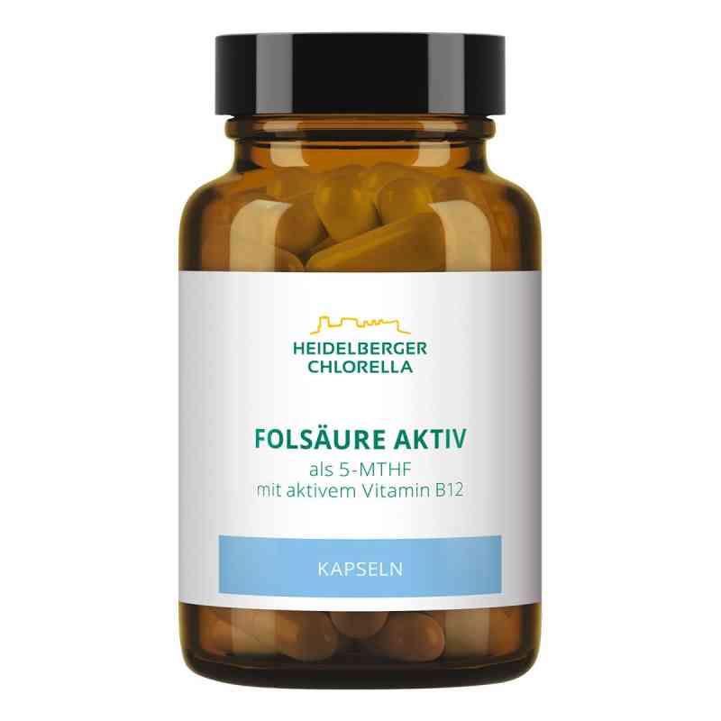 Kapsułki Aktywny kwas foliowy plus aktywna witamina B12 60 szt. od Heidelberger Chlorella GmbH PZN 11052112