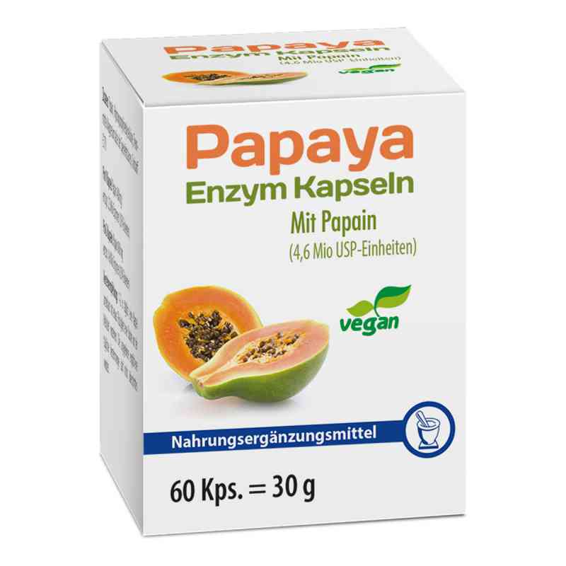 Kapsułki enzymatyczne z papai 60 szt. od Pharma Peter GmbH PZN 01232600