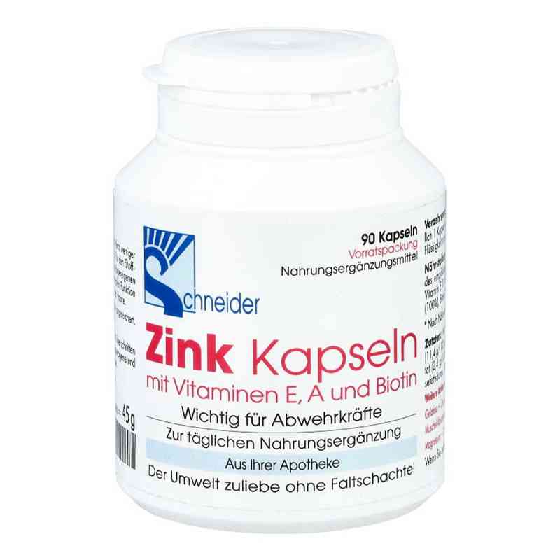 Kapsułki z cynkiem, witaminą E, A i biotyną 90 szt. od J.Schneider GmbH PZN 01169669