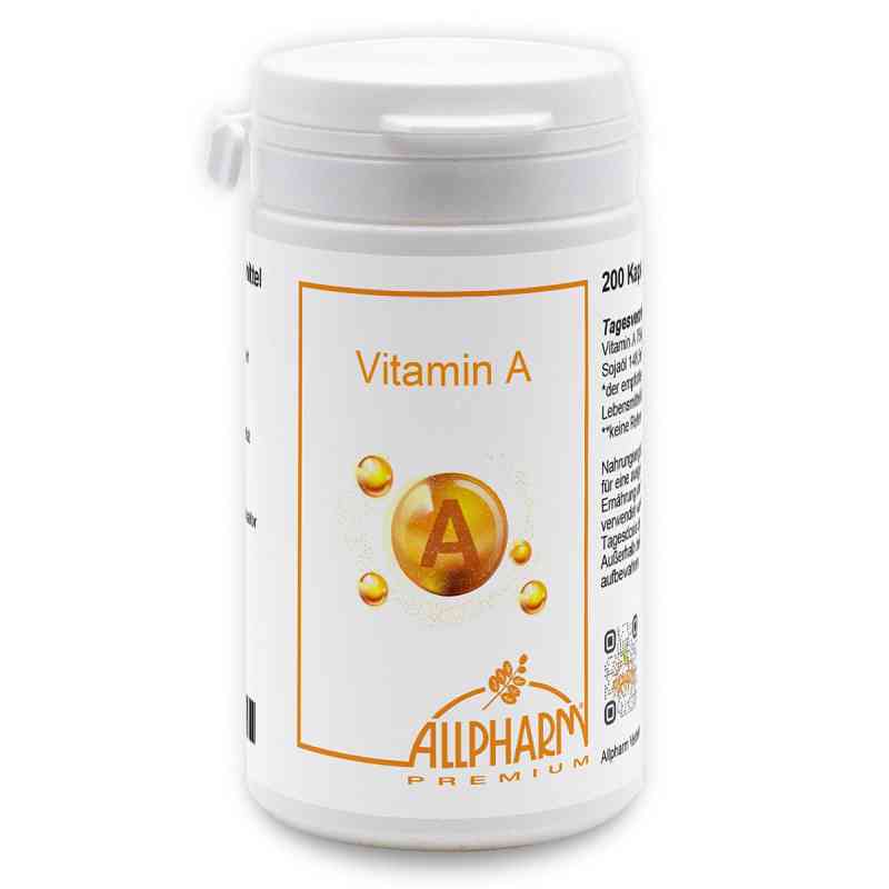 Kapsułki z witaminą A 200 szt. od ALLPHARM Vertriebs GmbH PZN 02729001