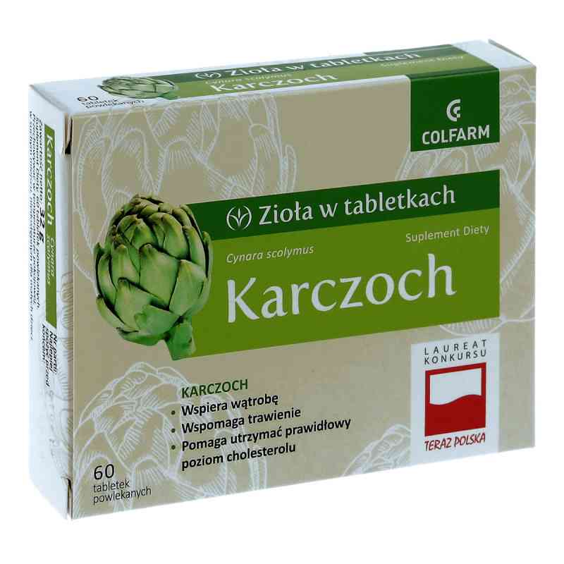 Karczoch tabletki Colfarm 60  od ZAKŁADY FARM. COLFARM PZN 08300619